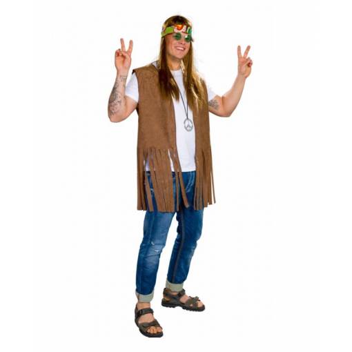 Pánska vesta so strapcami - Hippie L