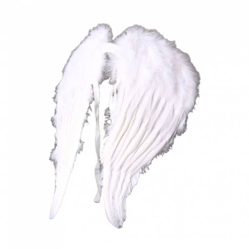 Dámske anjelské krídla - Perové biela
