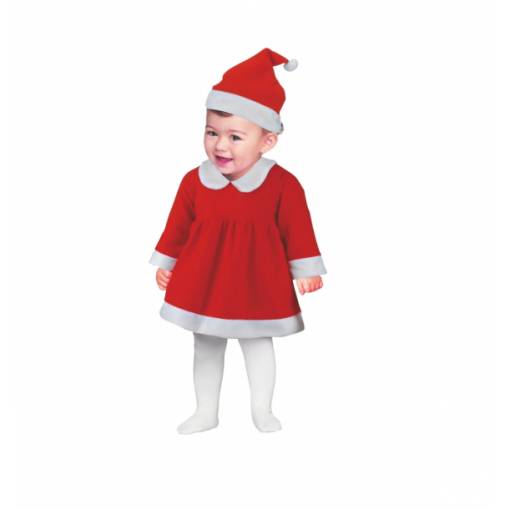 Detský kostým - Santa šaty pre bábätko 68/80