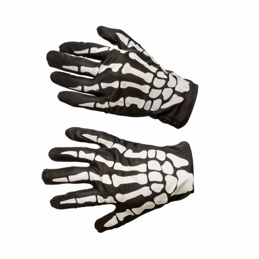 Dámske rukavice - Biela kostra