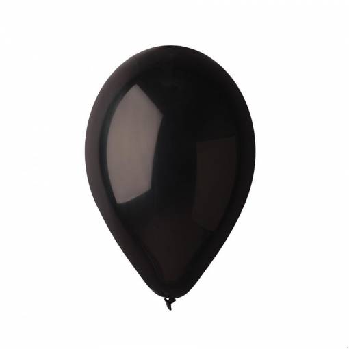 Prémiové balóniky - Čierna, 10 kusov