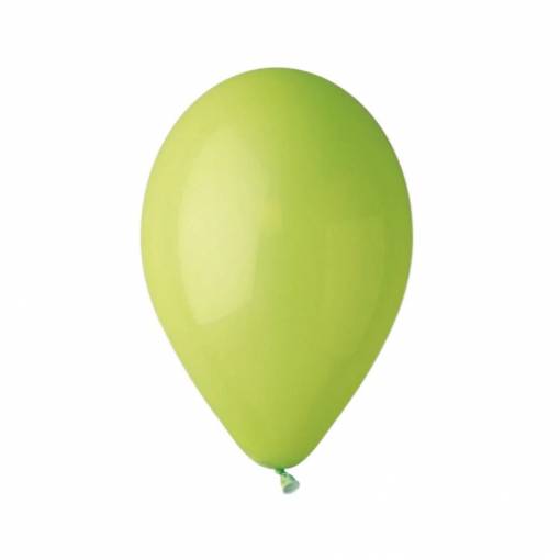 Prémiové balóniky - Zelená, 10 kusov
