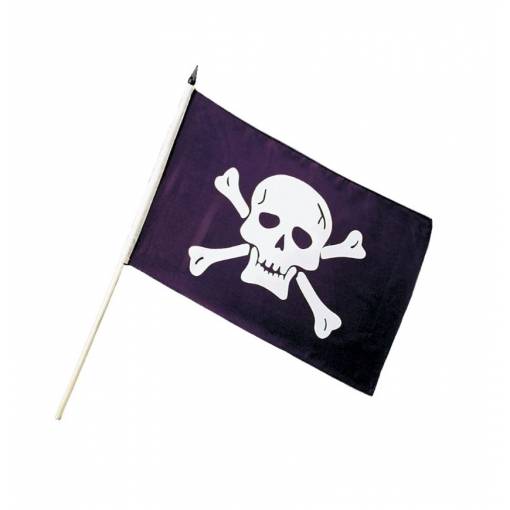 Pirátska vlajka - 45 x 30 cm