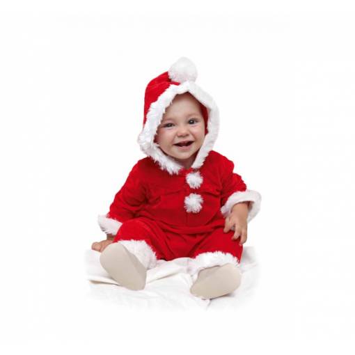 Detský kostým - Santa overal pre bábätko 74/80