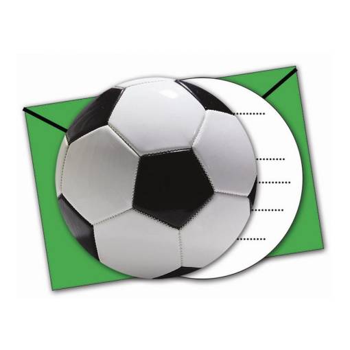 Pozvánky - Futbal, 6 ks