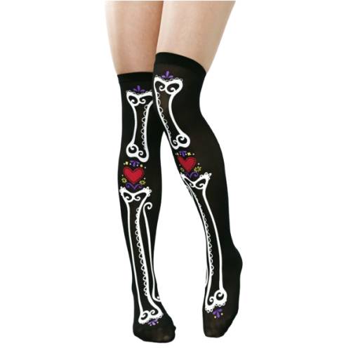 Halloweenské nadkolienky - Čierne