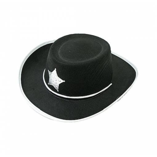 Detský Western klobúk - Čierny