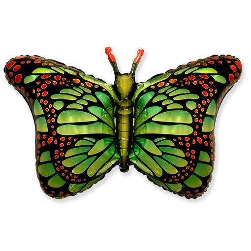 Fóliový balónik - Zelený motýľ