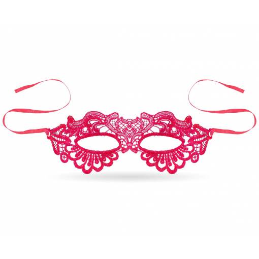 Čipková maska - Pink Lady