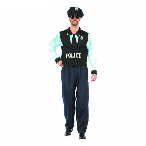 Pánsky kostým policajta - Veľkosť 56