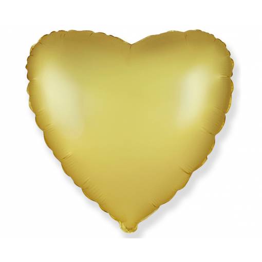 Fóliový balónik - Zlaté srdce