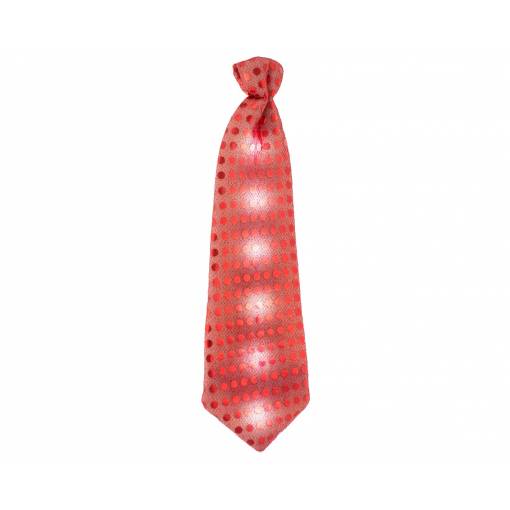 Svietiaca kravata - Červená