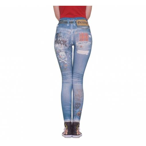 Foto - Dámske legíny - Jeans, M/L