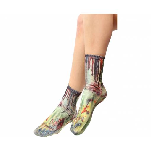 Ponožky s potlačou - Zombie