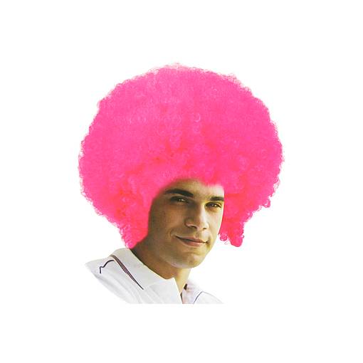 Mega Afro parochňa - Ružová