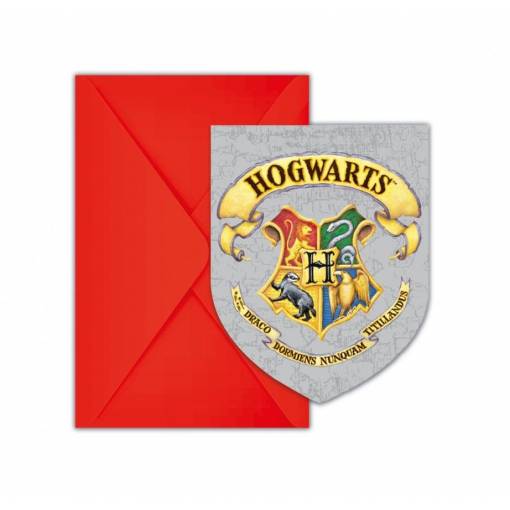 Pozvánky 6 ks - Harry Potter