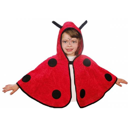 Detský plášť s kapucňou - Lienka
