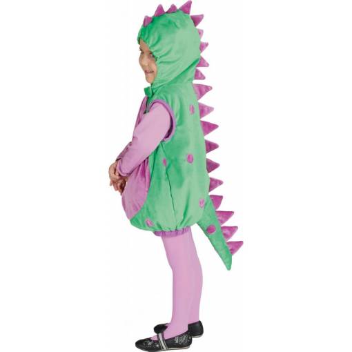 Detský kostým - Drak, fialovo zelený 104