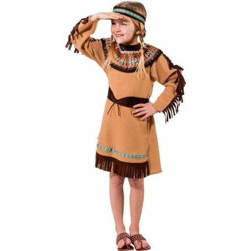 Detský kostým - Indiánka 128