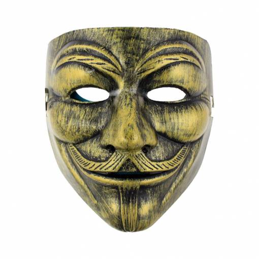Maska Anonymous - Zlatá